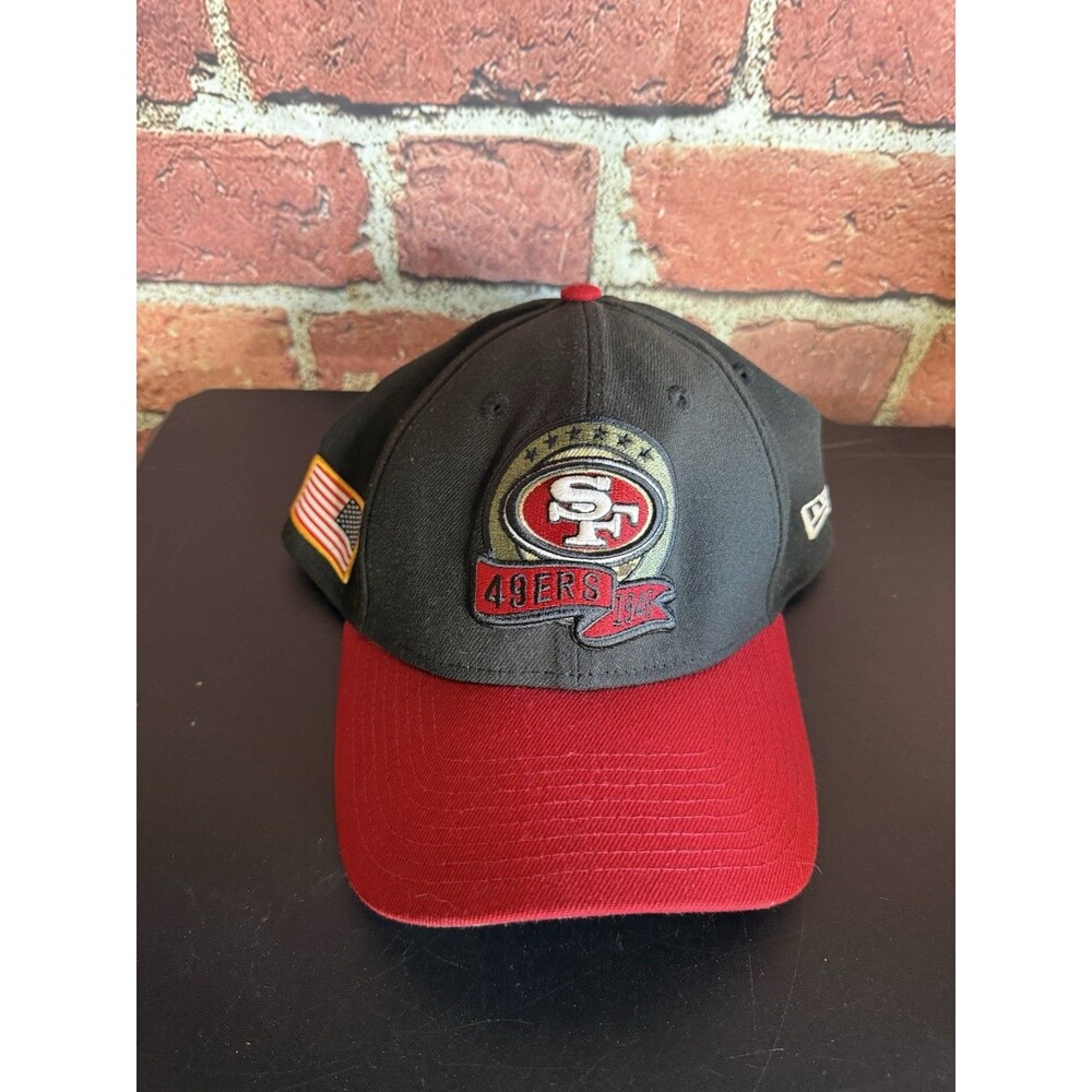 San Francisco 49ERS Hat Cap Fitted Adult M/L Salute To Service New Era Mens